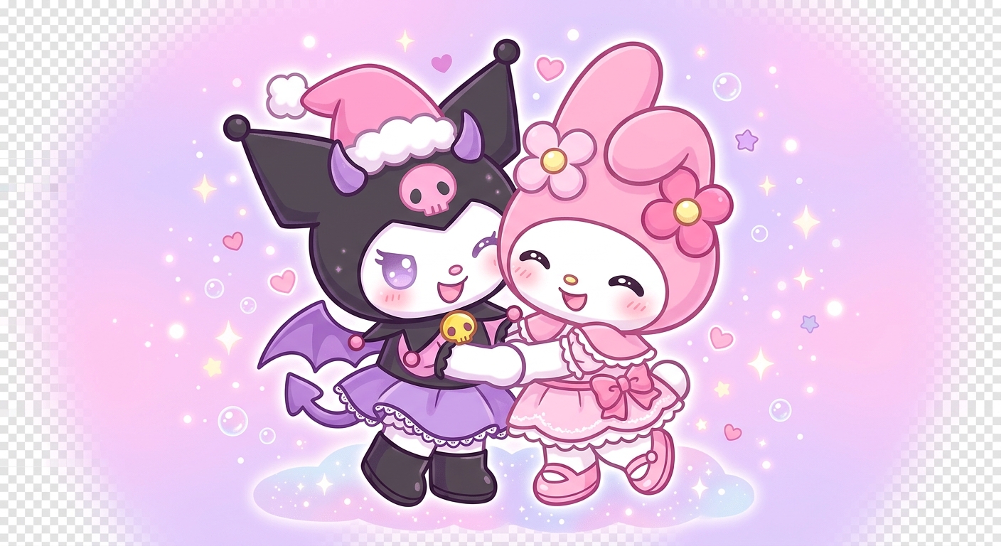 Kuromi i My Melody